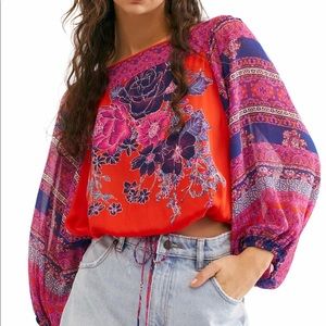 Free People Blue Nile Printed Top